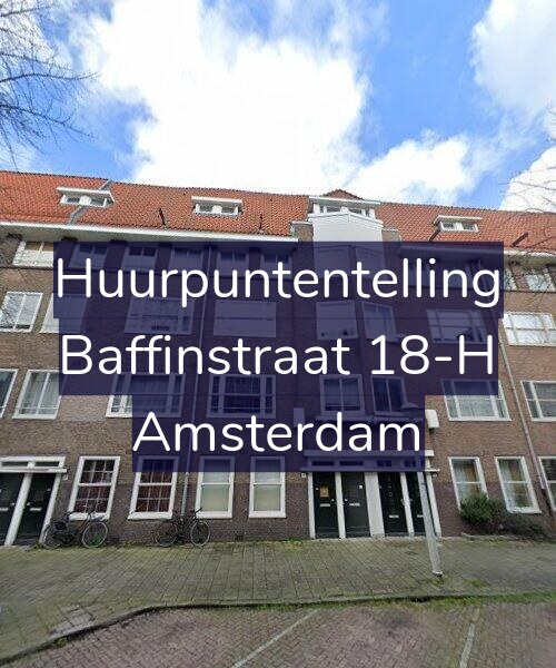 Foto gevel Huurpuntentelling voor Baffinstraat 18-H, Amsterdam