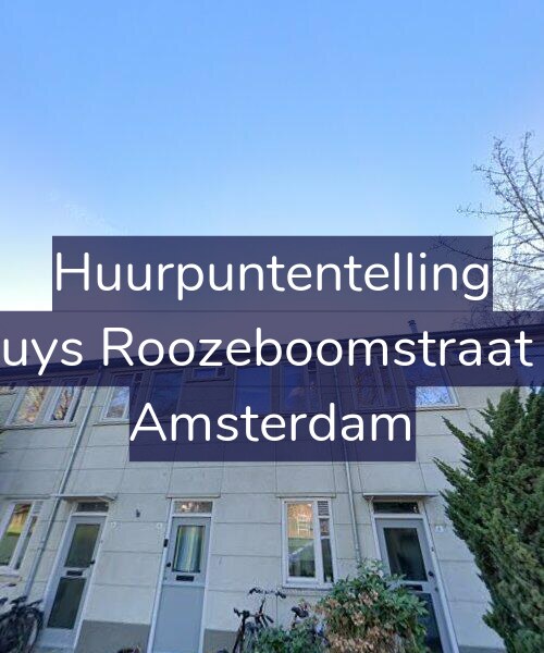 Foto gevel Huurpuntentelling voor Bakhuys Roozeboomstraat 20-1, Amsterdam