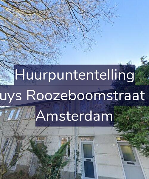 Foto gevel Huurpuntentelling voor Bakhuys Roozeboomstraat 18-H, Amsterdam