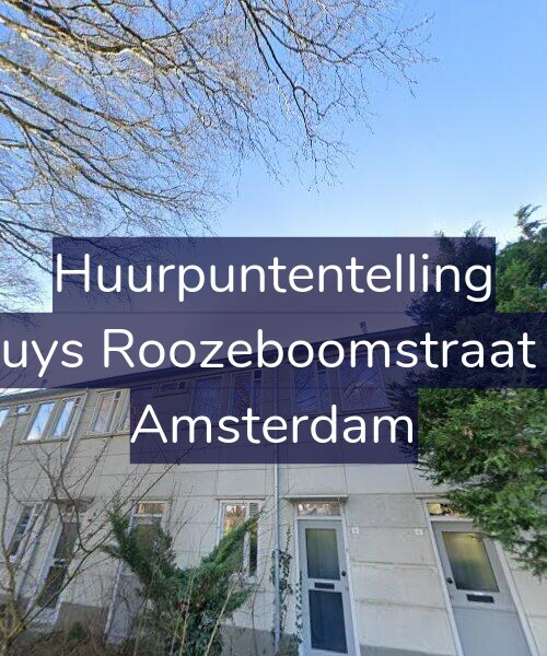 Foto gevel Huurpuntentelling voor Bakhuys Roozeboomstraat 18-1, Amsterdam