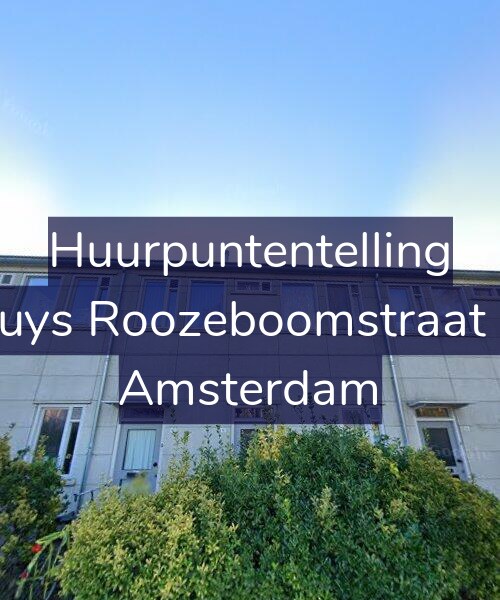 Foto gevel Huurpuntentelling voor Bakhuys Roozeboomstraat 14-H, Amsterdam