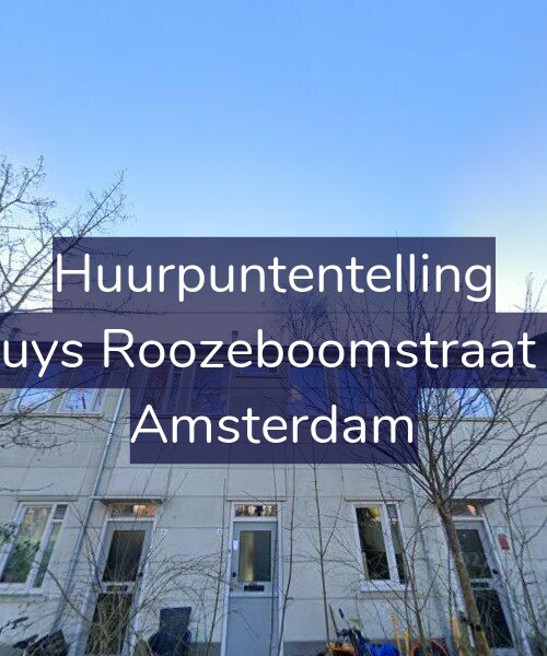 Foto gevel Huurpuntentelling voor Bakhuys Roozeboomstraat 22-1, Amsterdam
