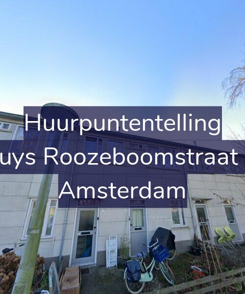 Foto gevel Huurpuntentelling voor Bakhuys Roozeboomstraat 16-H, Amsterdam