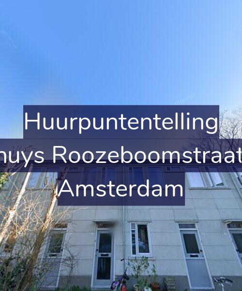 Foto gevel Huurpuntentelling voor Bakhuys Roozeboomstraat 9-1, Amsterdam