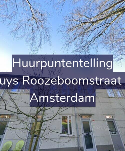 Foto gevel Huurpuntentelling voor Bakhuys Roozeboomstraat 17-H, Amsterdam