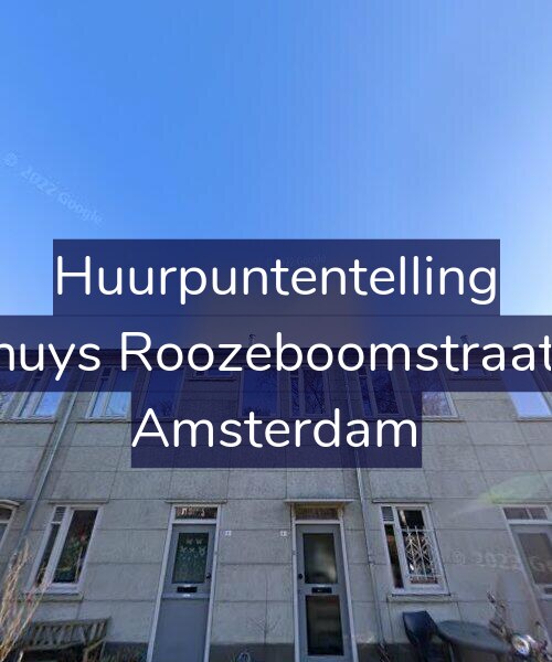 Foto gevel Huurpuntentelling voor Bakhuys Roozeboomstraat 6-1, Amsterdam