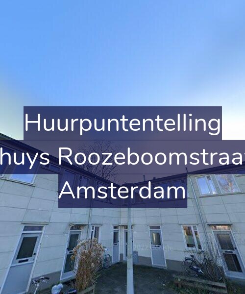 Foto gevel Huurpuntentelling voor Bakhuys Roozeboomstraat 11, Amsterdam