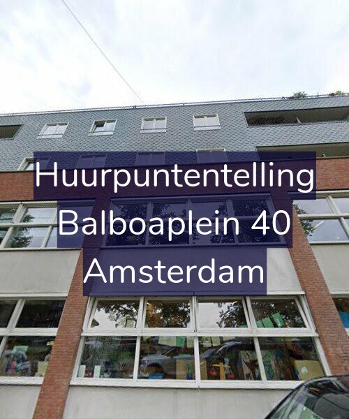 Foto gevel Huurpuntentelling voor Balboaplein 40, Amsterdam