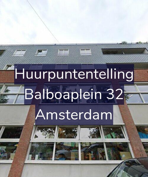 Foto gevel Huurpuntentelling voor Balboaplein 32, Amsterdam