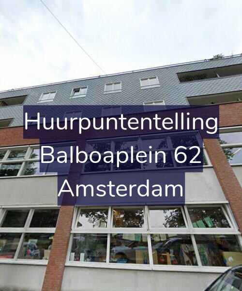 Foto gevel Huurpuntentelling voor Balboaplein 62, Amsterdam