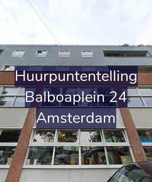 Foto gevel Huurpuntentelling voor Balboaplein 24, Amsterdam