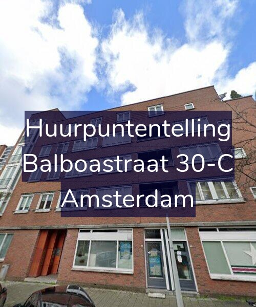 Foto gevel Huurpuntentelling voor Balboastraat 30-C, Amsterdam