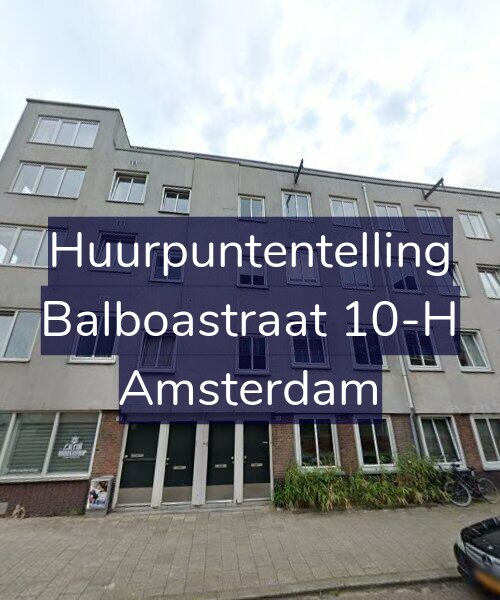 Foto gevel Huurpuntentelling voor Balboastraat 10-H, Amsterdam