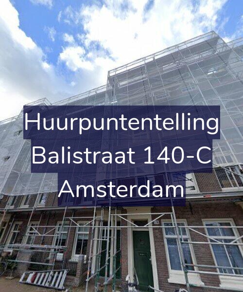 Foto gevel Huurpuntentelling voor Balistraat 140-C, Amsterdam