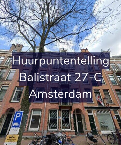 Foto gevel Huurpuntentelling voor Balistraat 27-C, Amsterdam