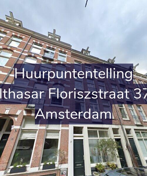 Foto gevel Huurpuntentelling voor Balthasar Floriszstraat 37-1, Amsterdam