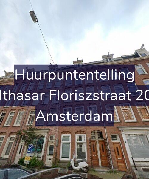 Foto gevel Huurpuntentelling voor Balthasar Floriszstraat 20-2, Amsterdam