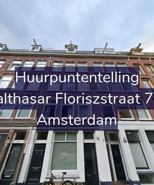 Foto gevel Huurpuntentelling voor Balthasar Floriszstraat 7-2, Amsterdam