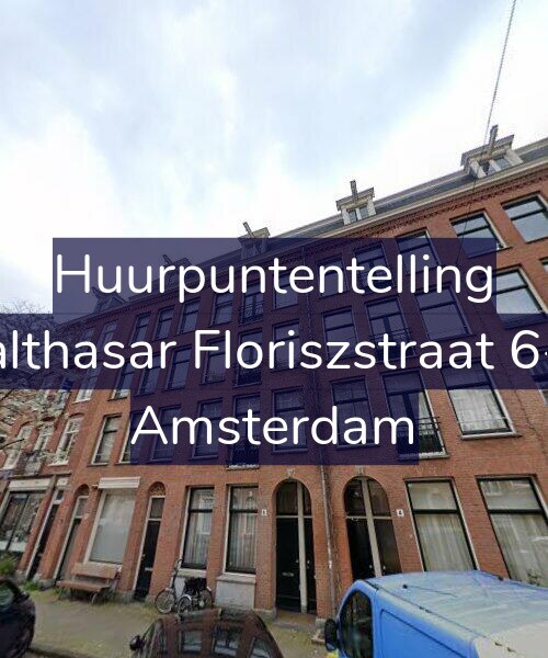 Foto gevel Huurpuntentelling voor Balthasar Floriszstraat 6-H, Amsterdam