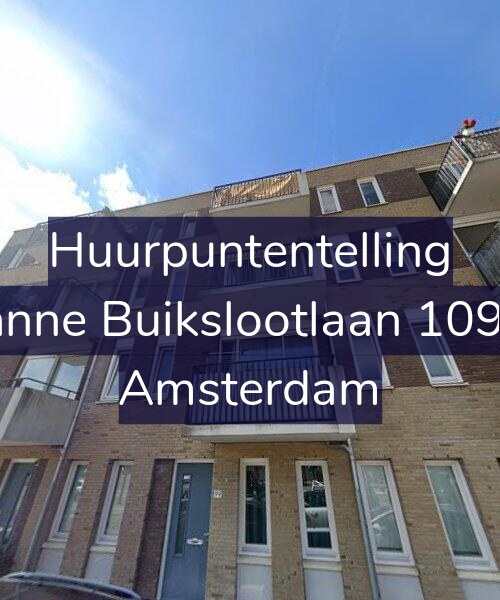 Foto gevel Huurpuntentelling voor Banne Buikslootlaan 109-E, Amsterdam