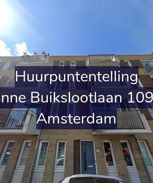 Foto gevel Huurpuntentelling voor Banne Buikslootlaan 109-C, Amsterdam