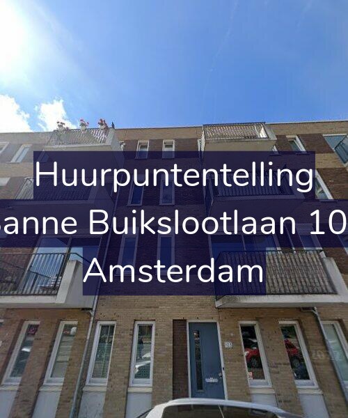 Foto gevel Huurpuntentelling voor Banne Buikslootlaan 103, Amsterdam