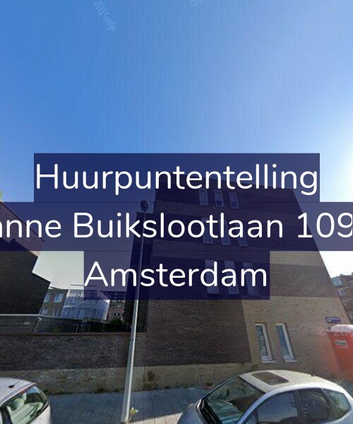 Foto gevel Huurpuntentelling voor Banne Buikslootlaan 109-F, Amsterdam