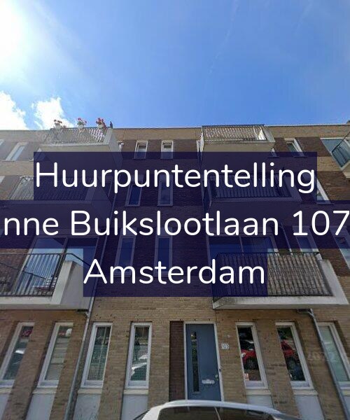 Foto gevel Huurpuntentelling voor Banne Buikslootlaan 107-C, Amsterdam