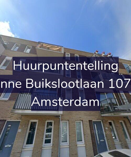 Foto gevel Huurpuntentelling voor Banne Buikslootlaan 107-D, Amsterdam