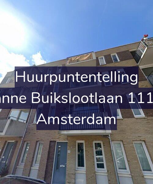 Foto gevel Huurpuntentelling voor Banne Buikslootlaan 111-E, Amsterdam