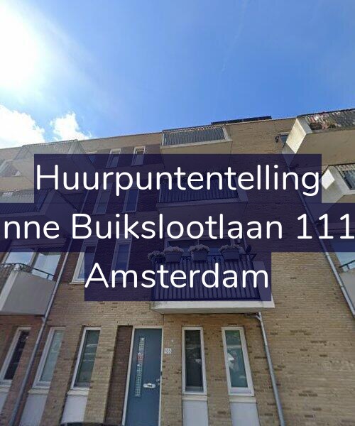 Foto gevel Huurpuntentelling voor Banne Buikslootlaan 111-B, Amsterdam