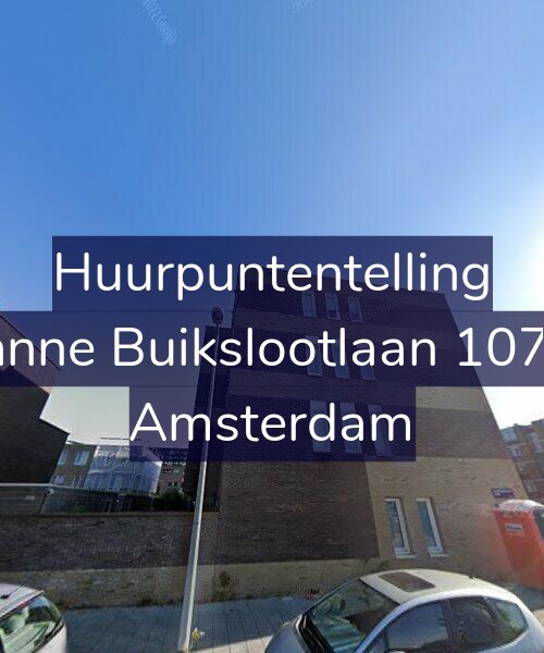 Foto gevel Huurpuntentelling voor Banne Buikslootlaan 107-F, Amsterdam