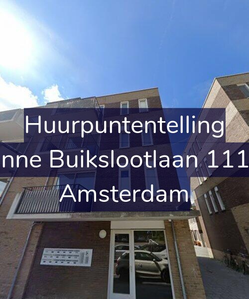 Foto gevel Huurpuntentelling voor Banne Buikslootlaan 111-A, Amsterdam