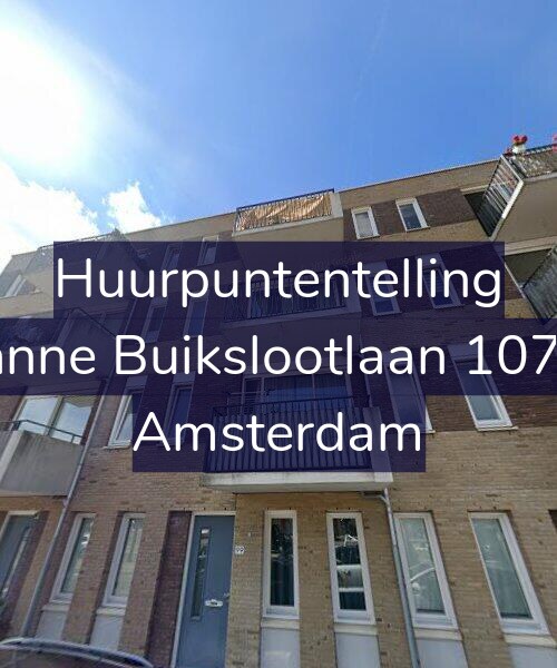 Foto gevel Huurpuntentelling voor Banne Buikslootlaan 107-E, Amsterdam