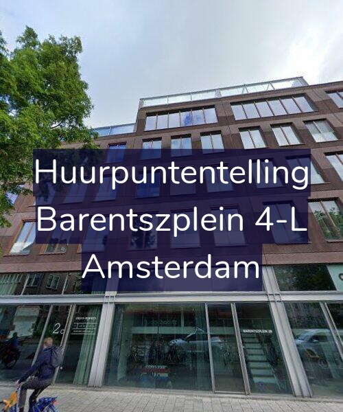 Foto gevel Huurpuntentelling voor Barentszplein 4-L, Amsterdam