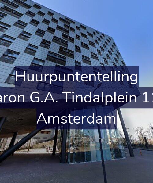 Foto gevel Huurpuntentelling voor Baron G.A. Tindalplein 113, Amsterdam