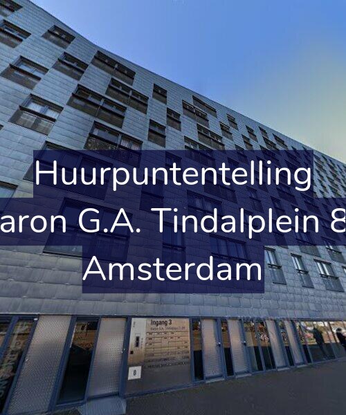 Foto gevel Huurpuntentelling voor Baron G.A. Tindalplein 81, Amsterdam