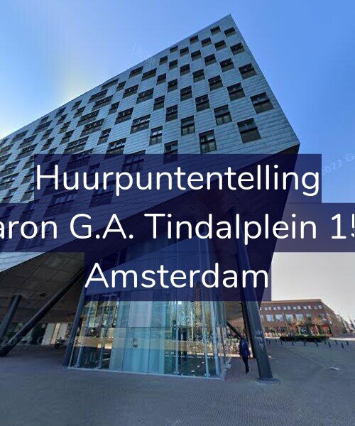 Foto gevel Huurpuntentelling voor Baron G.A. Tindalplein 157, Amsterdam