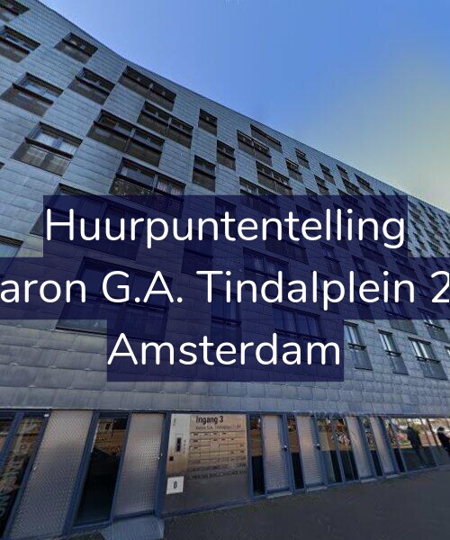 Foto gevel Huurpuntentelling voor Baron G.A. Tindalplein 29, Amsterdam