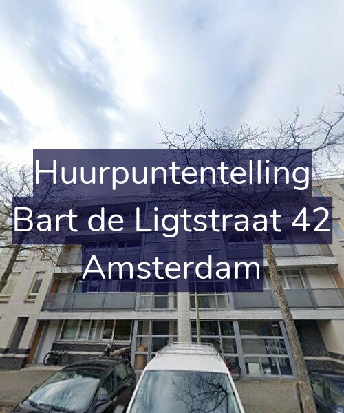 Foto gevel Huurpuntentelling voor Bart de Ligtstraat 42, Amsterdam