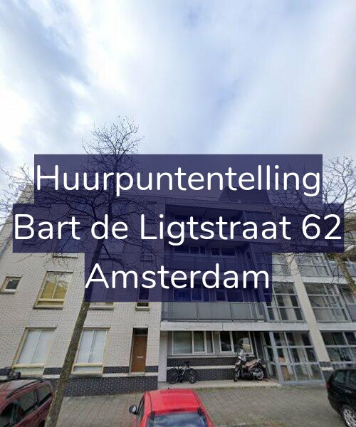 Foto gevel Huurpuntentelling voor Bart de Ligtstraat 62, Amsterdam