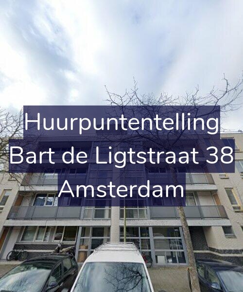 Foto gevel Huurpuntentelling voor Bart de Ligtstraat 38, Amsterdam