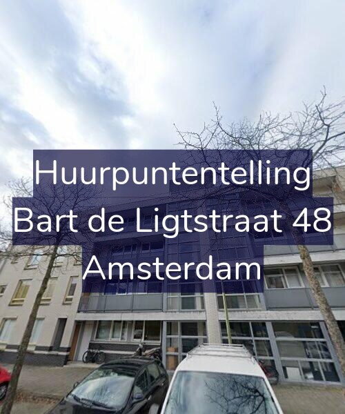 Foto gevel Huurpuntentelling voor Bart de Ligtstraat 48, Amsterdam