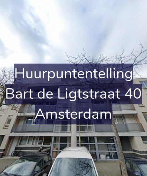 Foto gevel Huurpuntentelling voor Bart de Ligtstraat 40, Amsterdam
