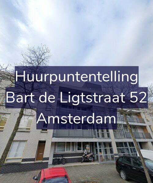 Foto gevel Huurpuntentelling voor Bart de Ligtstraat 52, Amsterdam