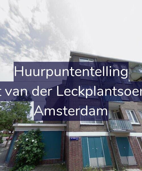 Foto gevel Huurpuntentelling voor Bart van der Leckplantsoen 54, Amsterdam