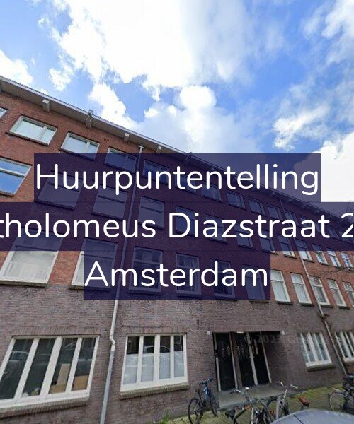 Foto gevel Huurpuntentelling voor Bartholomeus Diazstraat 23-1, Amsterdam