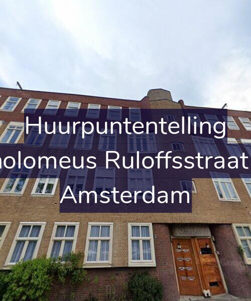 Foto gevel Huurpuntentelling voor Bartholomeus Ruloffsstraat 15-3, Amsterdam