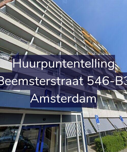 Foto gevel Huurpuntentelling voor Beemsterstraat 546-B3, Amsterdam