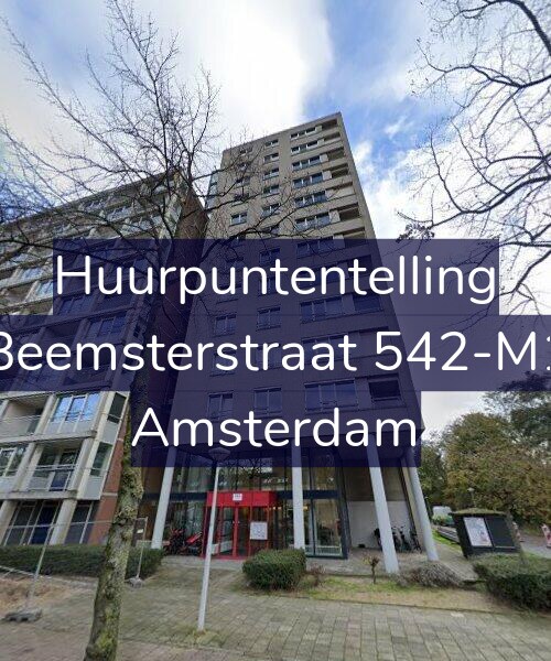 Foto gevel Huurpuntentelling voor Beemsterstraat 542-M1, Amsterdam